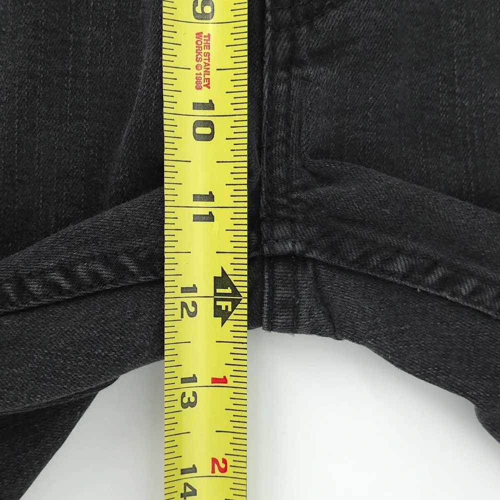 Levis 514 Mens Straight Fit Jeans W38 L30 Gray Faded Black Denim